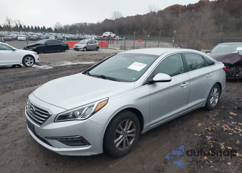 2015 Hyundai Sonata Eco z USA, uszkodzony, nr VIN 5NPE24AA8FH150531